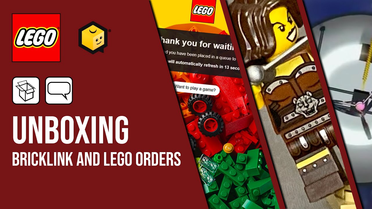 Распаковка и обсуждение LEGO и Bricklink.