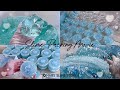 ‪꒰ 袋詰めASMR ꒱‬ クランチスライムを容器に詰めていく作業動画🎐🩵
