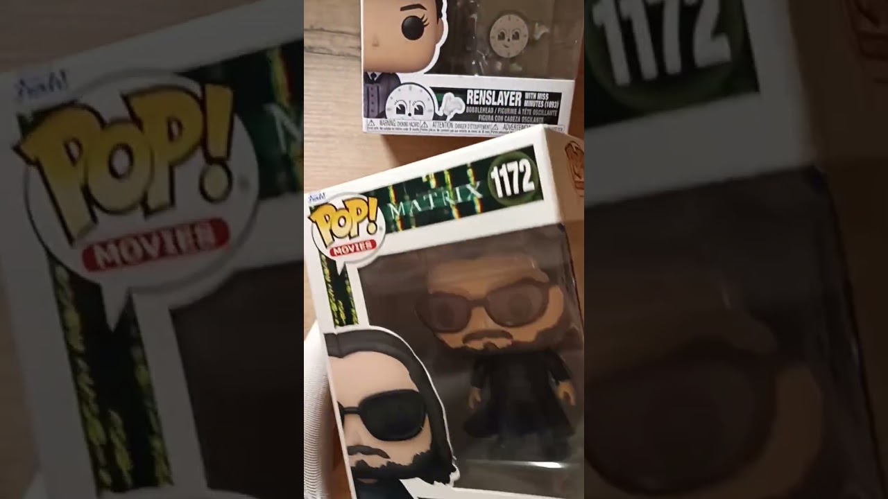 Распаковка Funko pop overwatch, matrix Neo,  loki 