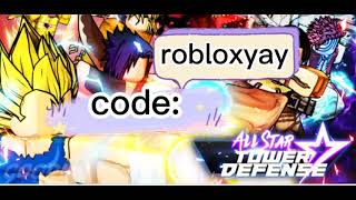 Roblox|code mới nhất all star tower defense wiki|nhanh gọn lẹ 100% ngon🇻🇳
