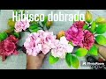 Fácil fácil fazer hibisco dobrado. em e v a fica lindo .. reprise