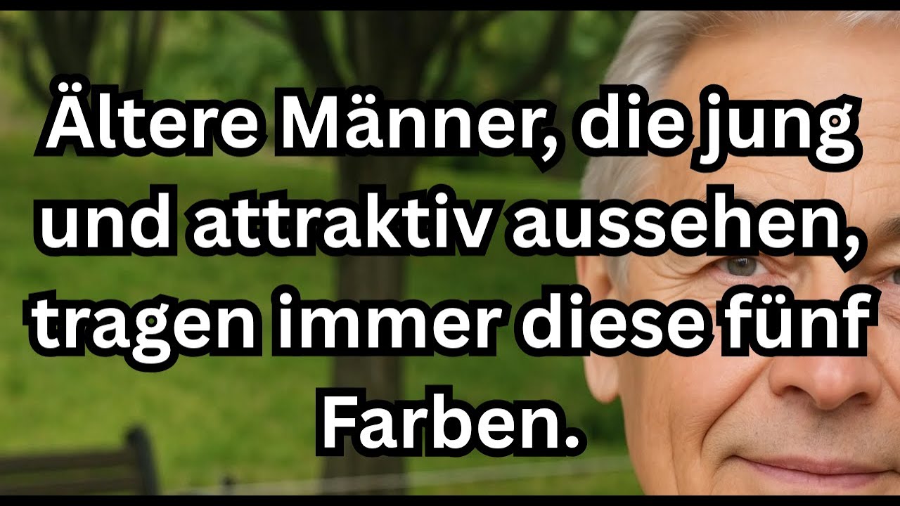5 Farben, die ältere Männer jünger und attraktiv aussehen lassen in jedem Alter [Altersunterschied]