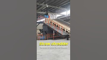Double-Shaft Shredder Demonstration at the Scene,Efficiency Beyond Imagination#strawshredder