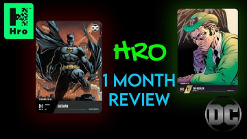 1 Month Review of HRO! Official DC Hybrid NFT Trading Cards! Is This Worth Getting Into?