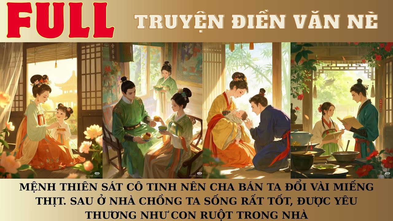 MỆNH THIÊN SÁT CHA ĐEM TA ĐI BÁN, SAU Ở NHÀ CK TA SỐNG RẤT TỐT, ĐƯỢC THƯƠNG NHƯ CON CÁI TRONG NHÀ