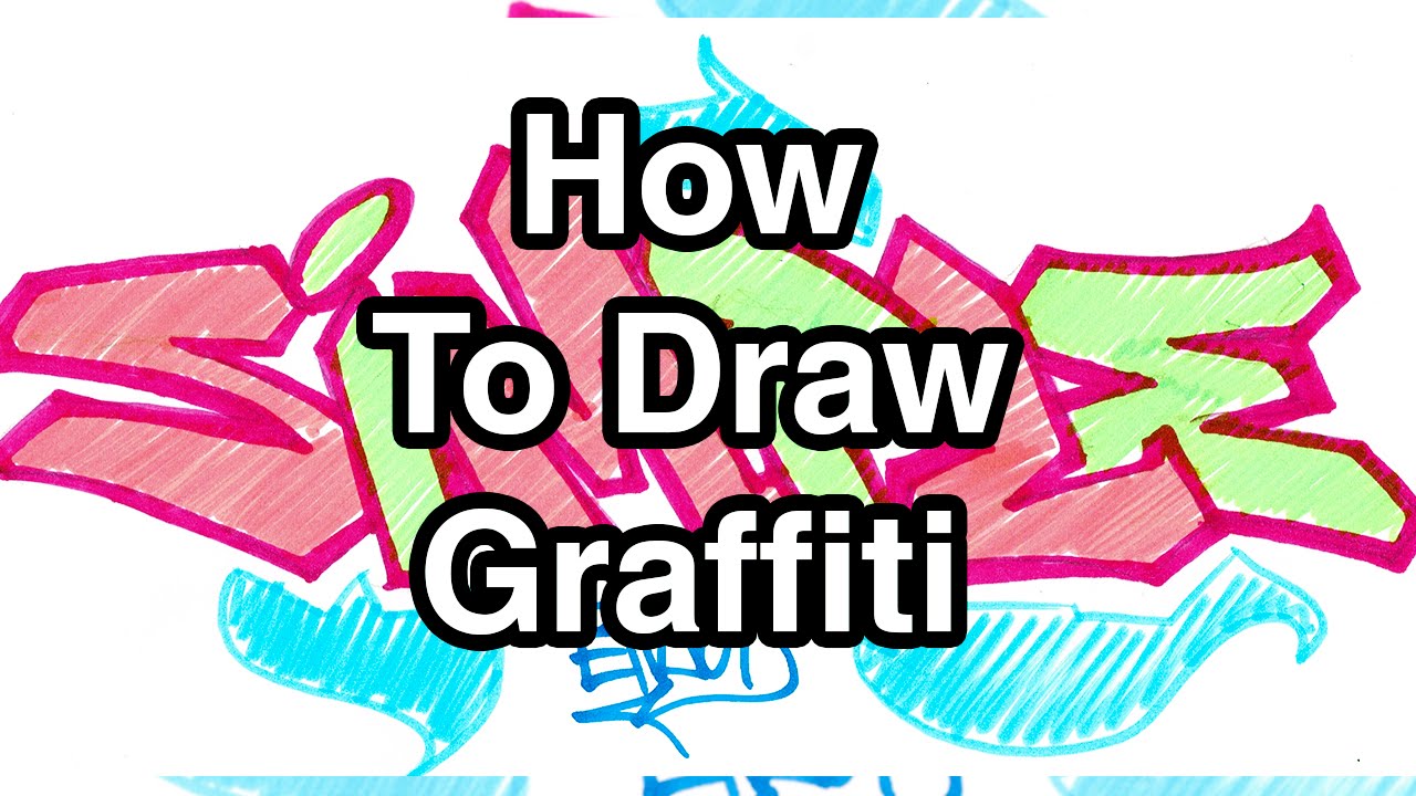 Step By Step How To Draw Graffiti Letters Write Simple In Graffiti For Beginners Youtube