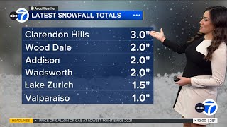 ABC7 AccuWeather Forecast: Noon Saturday Winter Storm Update