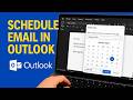 How to Schedule Sending an Email– New & Classic Outlook Versions (Delay Delivery Tutorial)