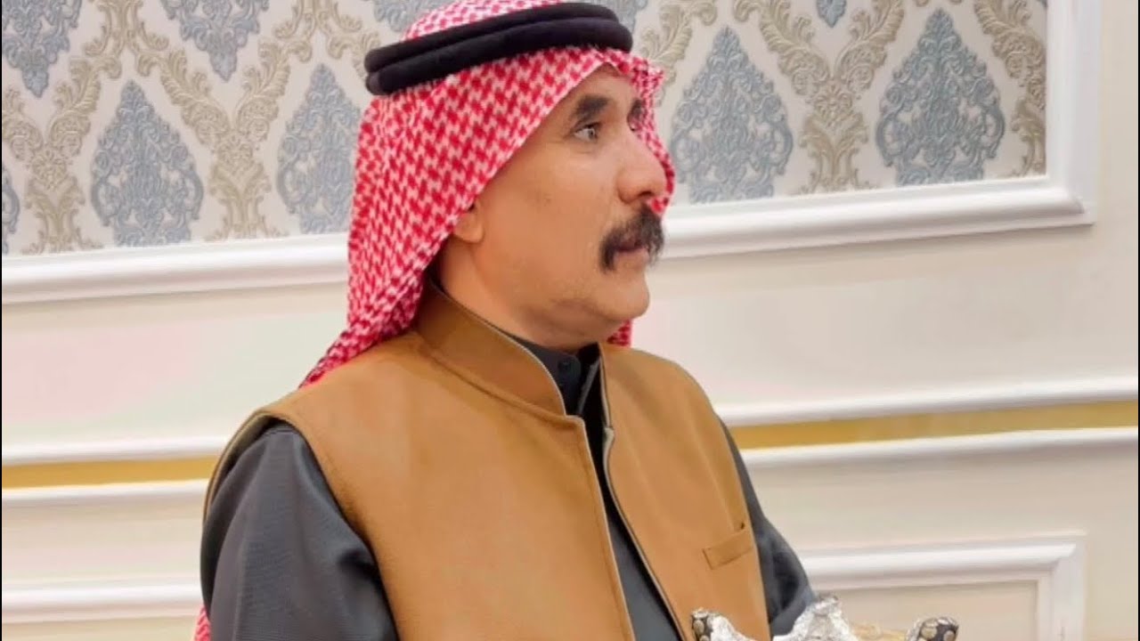 حفل ضيافة أحمد بن عبدالله أبو زعله الشباني للشيخ أحمد أبو طلايب شيخ قبيلة الشبان بني مالك 