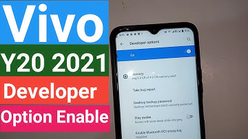 Vivo Y20 2021 Developer Options Enable