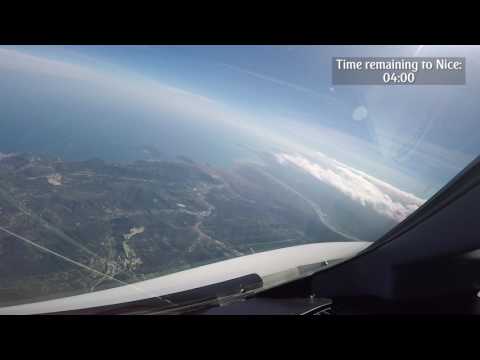 Cockpit View of Emirates A380 to Nice | Emirates Airline