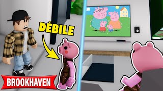 J'ADOPTE UN COCHON QUI PARLE, ELLE EST DÉBILE SUR BROOKHAVEN ! | ROBLOX BROOKHAVEN RP