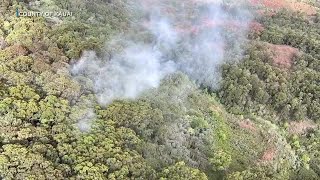 Fire crews respond to brush fire on Kauai