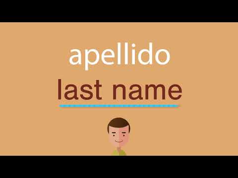 Video: Cómo Traducir Un Apellido Al Inglés