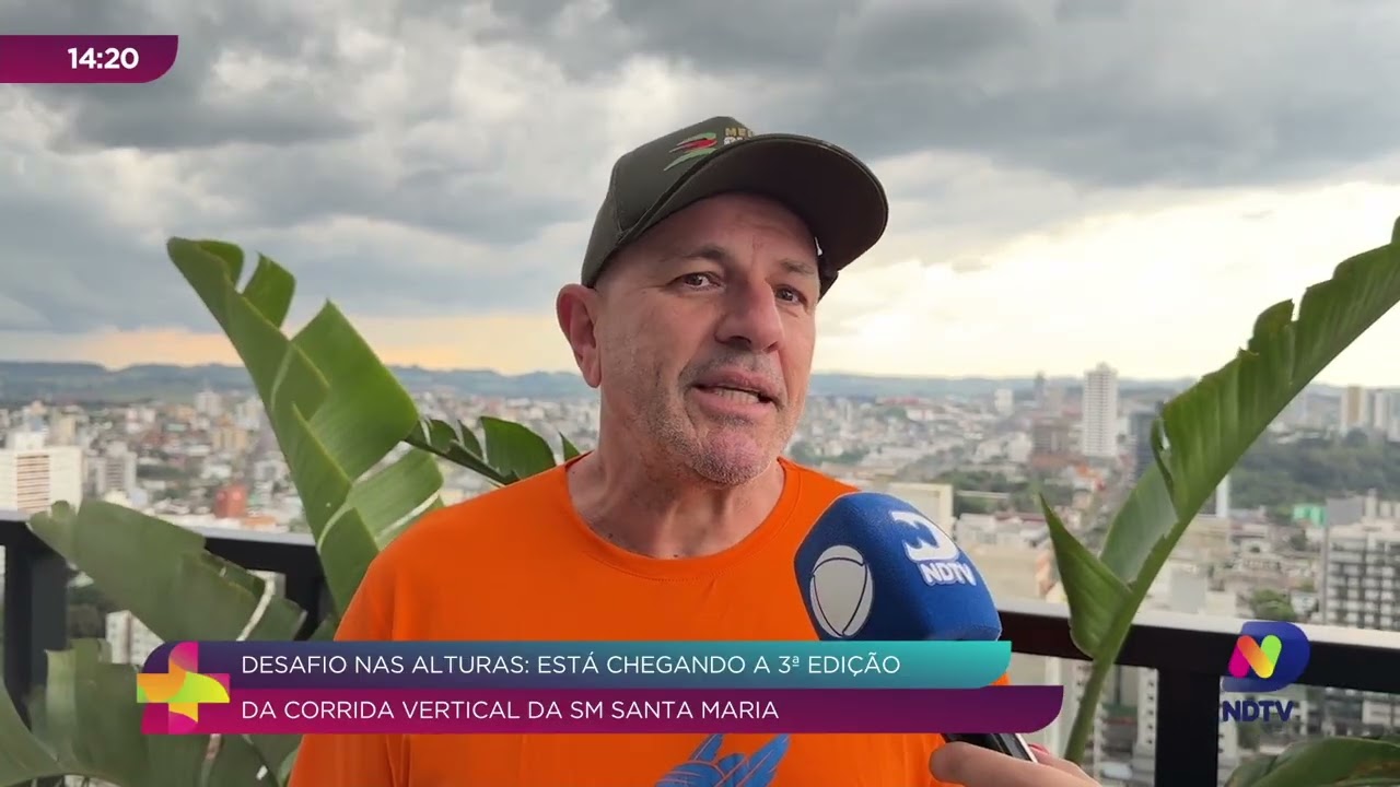 Corrida Vertical desafia participantes a subir 29 andares em Chapecó