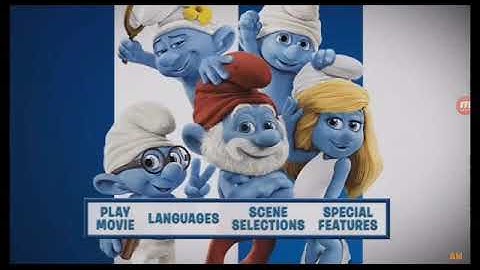 The Smurfs 2 (2013) DvD Menu Walkthrough