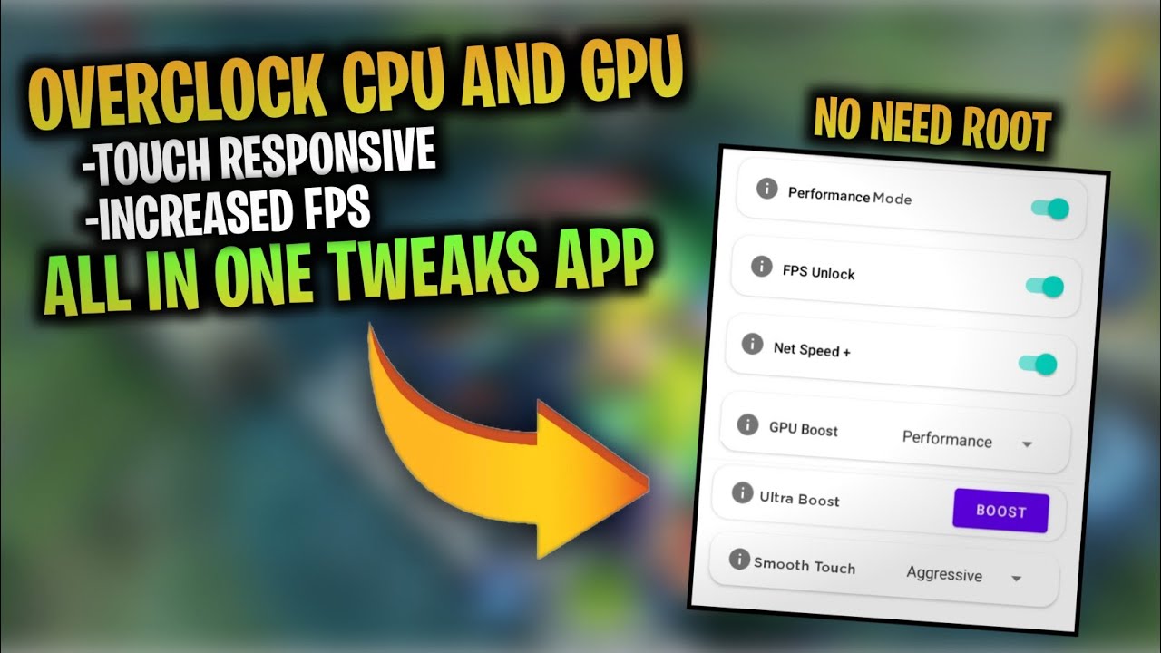 How To Overclock Android NO ROOT | SMOOTH TOUCH and INCREASED FPS