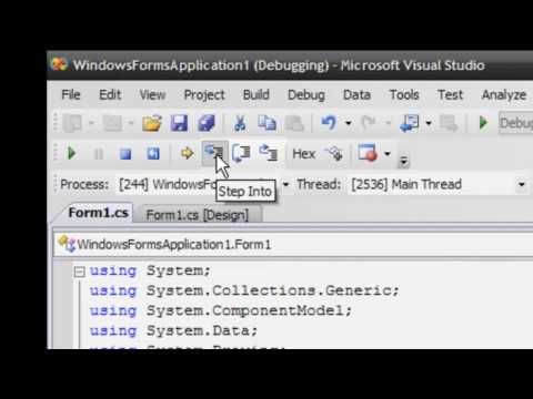 Using Breakpoints (C# .NET)