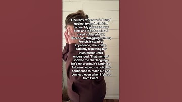 Lost in Paris but found kindness 💧🗼 #languagelearning #Airlearn #fluency #languages #languagetok