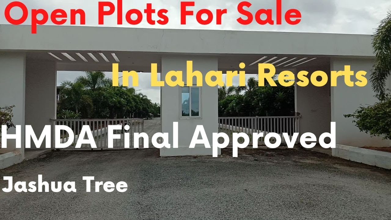 Resale Plots For Sale Lahari Resorts Near Bhanur YouTube