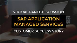 SAP Application Managed Services Webinar
