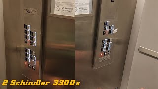 2 Schindler 3300 MRL Traction Elevators - Provident Oceana - Treasure Island FL