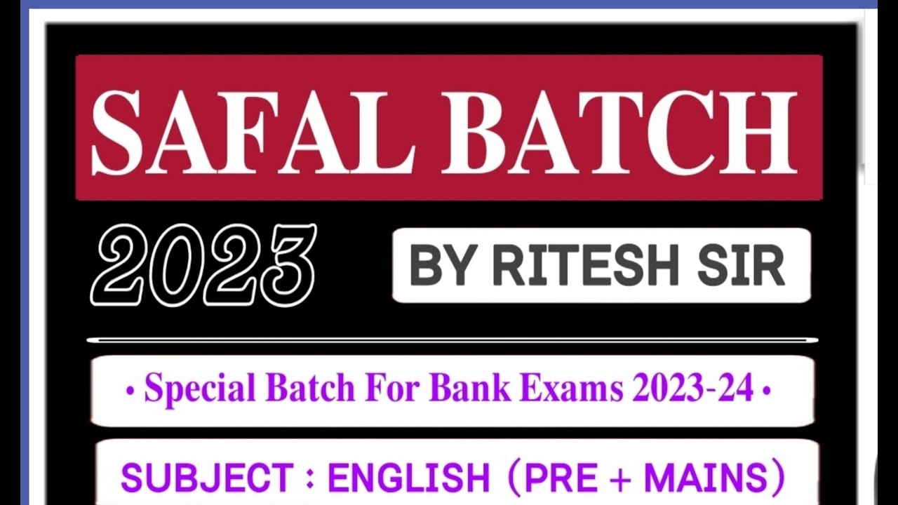 Daily Reading Task in SAFAL Batch | Short Update | Ritesh Lambe 