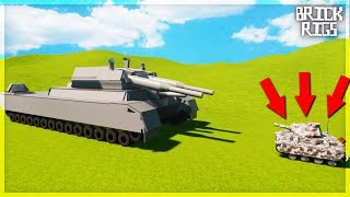 ОГРОМНЫЙ ТАНК ПРОТИВ ТАНЧИКА МАЛЫША | BRICK RIGS ОГРОМНЫЙ ТАНК ПРОТИВ ТАНЧИКА МАЛЫША | BRICK RIGS