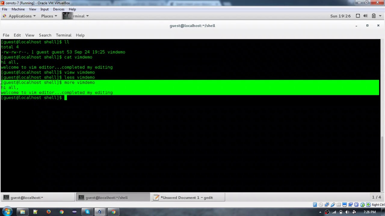 part2 Intro to vim - YouTube