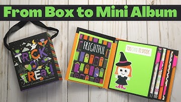 Halloween Mini Album Tutorial