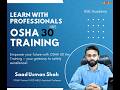 OSHA 30 Hours Training – Full Safety Course Explained in English