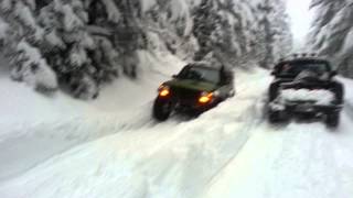 Wheeling in the snow with MCE and ARB