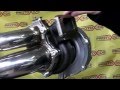 Video: Downpipe scarico Lancia Delta 2000 maggiorato Garrett GT30 wastegate interna inox