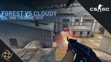 NiP f0rest - Crisp AK47 4K vs Cloud9 (ESL One Cologne 2017)