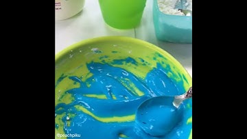 Week 3 sensory play - membuat simple homemade slime only 2 ingredients