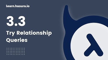 3.3 Try relationship queries