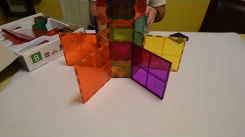 PicassoTiles Building a ROCKET SHIP!! Magnet Building Tiles Clear Magnetic 3D Building Blocks Kit