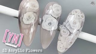 3D Acrylic Flowers | EASY TECHNIQUE‼️ | KMF Nails Design