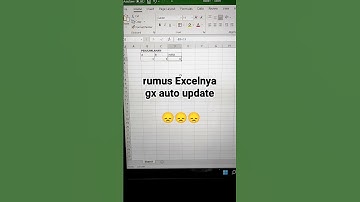 RUMUS EXCEL TIDAK AUTO UPDATE, BEGINI CARA BENERINNYA #tutorialexcel