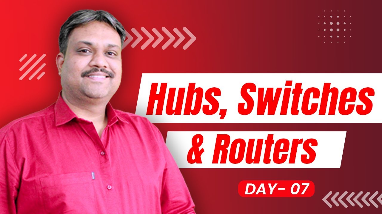 Hubs Switches and Routers Explained Best Video on Networking Devices