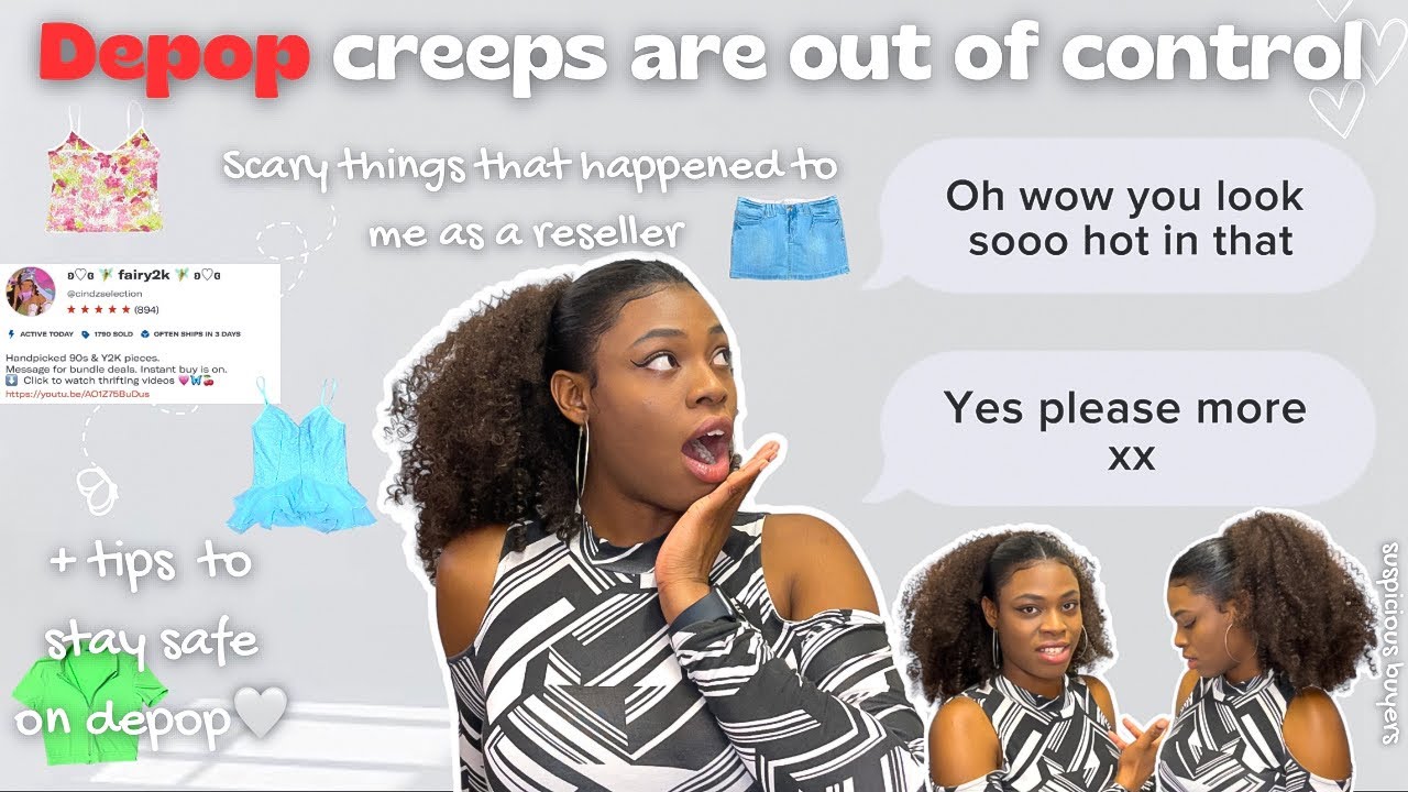 My disturbing depop experiences 😱 + tips to protect yourself from online creeps