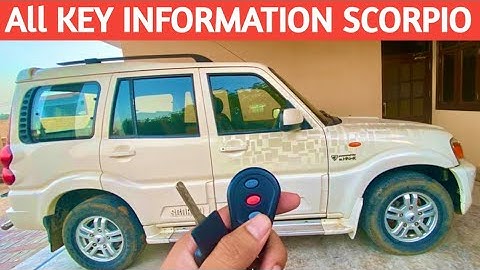 Scorpio (RKE) Remote keyless Entry all functions and features | all information details in hindi