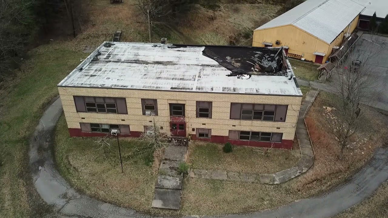 Remains of the Old Diana Grade School, ster County, West Virginia
