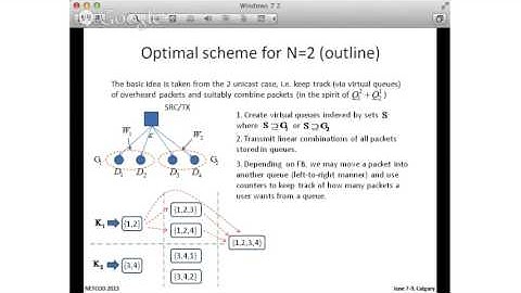 Broadcast erasure channel