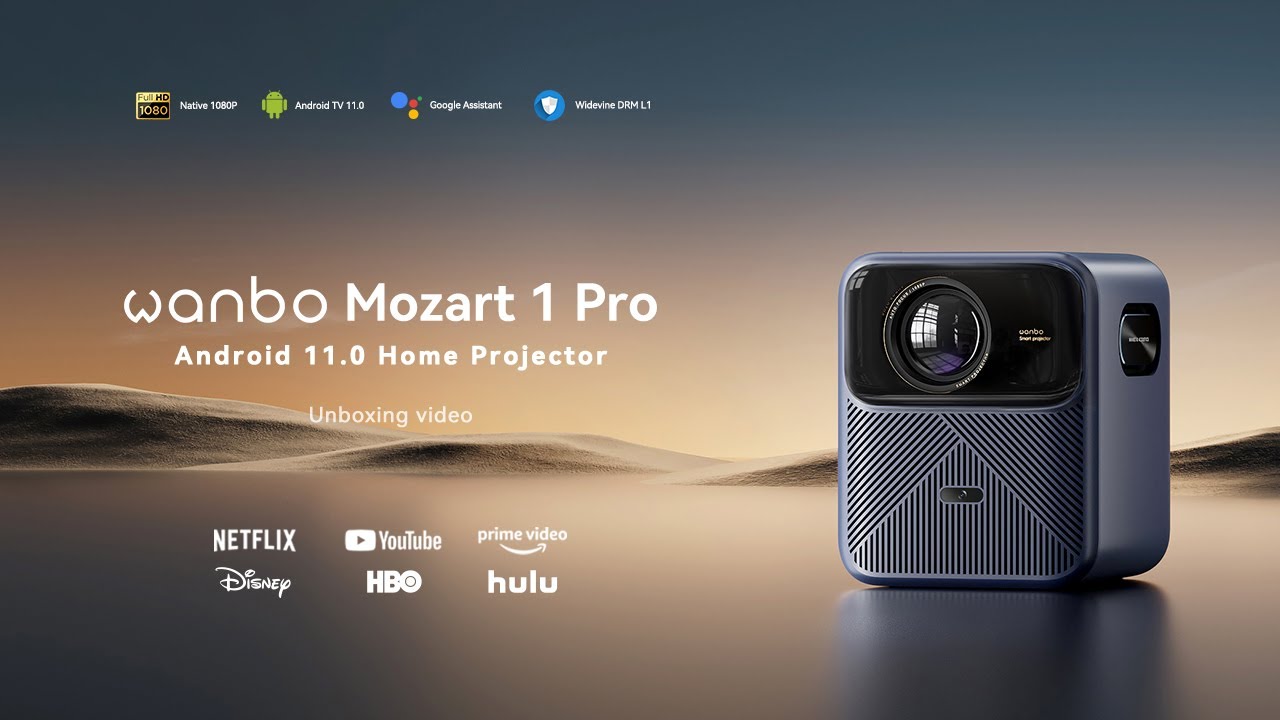 Wanbo Mozart 1 Pro Projector - Dark Blue