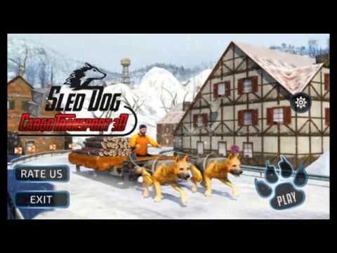 Snow Dog Sledding Transport: Dog Simulator Games
