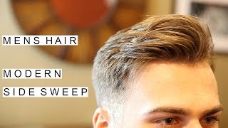 Modern Side Sweep Hairstyle | Best Men's Hairstyles | Short Hair for Men