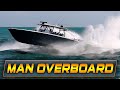 MAN GOES OVERBOARD AT HAULOVER INLET! | Boats vs Haulover Inlet