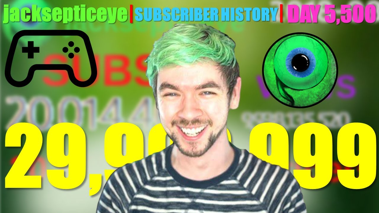 jacksepticeye's YouTube History YouTube