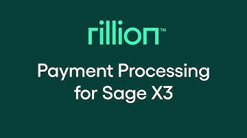 Payment Processing for Sage X3